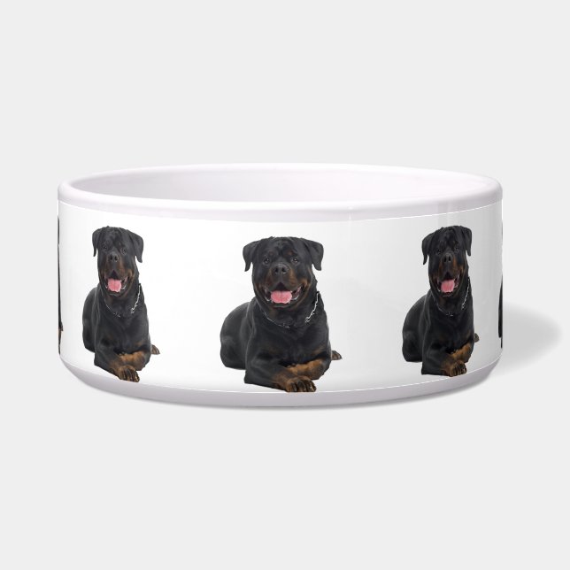 Pet Bowl/Rottweiler Voerbakje (Voorkant)
