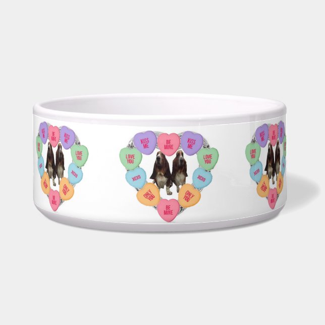 Pet Bowl Snoep Love Heans Voerbakje (Voorkant)