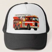 Pet brandend vrachtwagen (Voorkant)