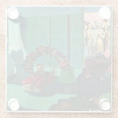 Pet Bridge Glazen Onderzetter (Achterkant)