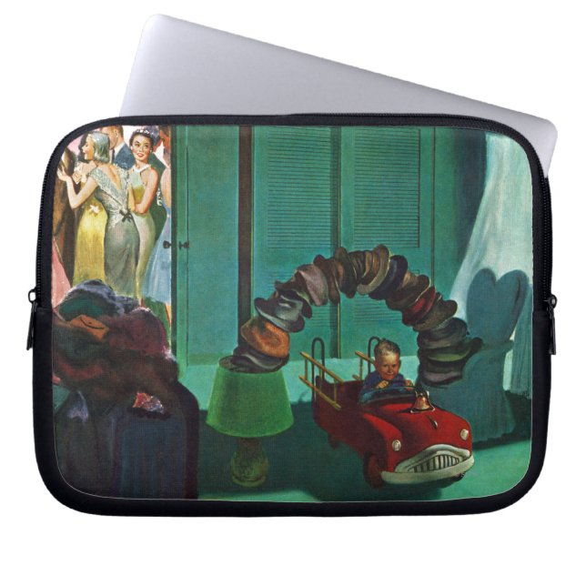 Pet Bridge Laptop Sleeve (Voorkant)