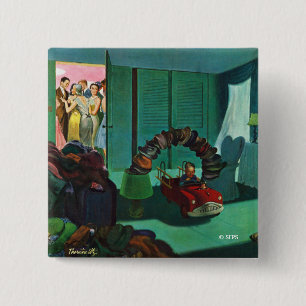 Pet Bridge Vierkante Button 5,1 Cm