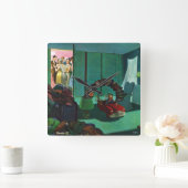 Pet Bridge Vierkante Klok (Huis)