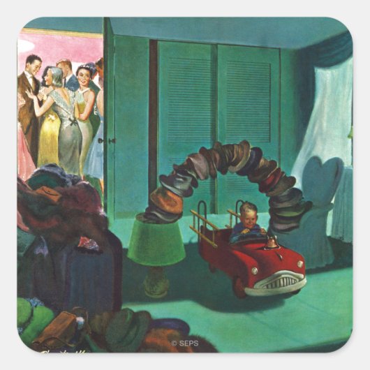 Pet Bridge Vierkante Sticker (Voorkant)