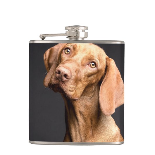 Pet Brown Beagle Dog Heupfles (Voorkant)