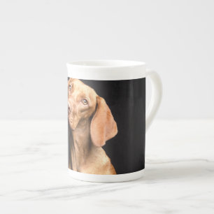 Pet Brown Beagle Dog Porselein Kop
