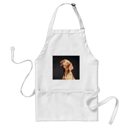 Pet Brown Beagle Dog Standaard Schort (Voorkant)