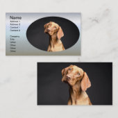 Pet Brown Beagle Dog Visitekaartje (Voorkant / Achterkant)