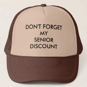 PET, BROWN, SENIOR KORTING TRUCKER PET