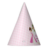  Pet Brunette Princess Birthday Feesthoedjes (Links)