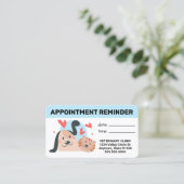 Pet Business Appointment Card Afsprakenkaartje (Staand voorkant)