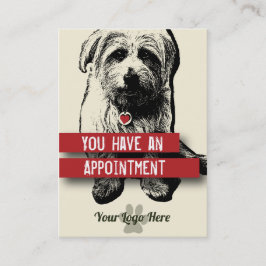 Pet Business Appointment Card -  Afsprakenkaartje