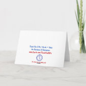 Pet Business bedankkaarten Bedankkaart (Achterkant)