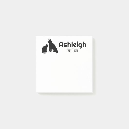 Pet Business gepersonaliseerd Post-it® Notes (Voorkant)