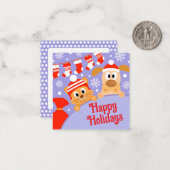 Pet Business-kerstcadeat Notitiekaartje (Voorkant / Achterkant in situ)