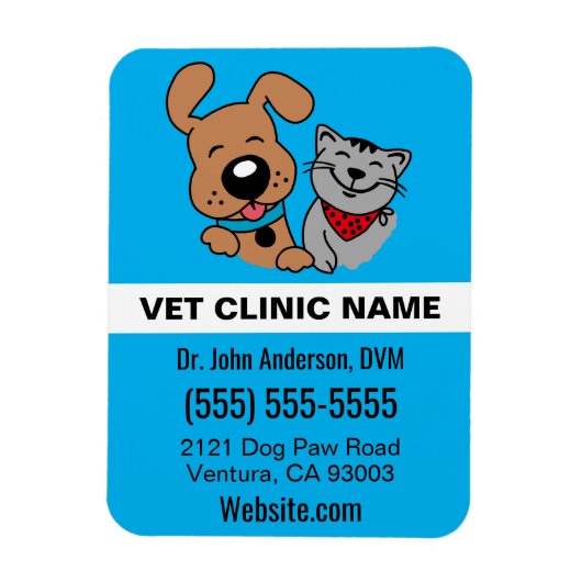 Pet Business Magnet Magneet (Verticaal)