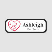 Pet Business Name Tag (Voorkant)