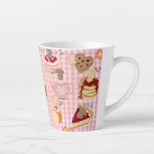 pet cafe latte mok (Rechts)