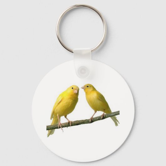 Pet Canary Bird Merchandise Sleutelhanger (Voorkant)