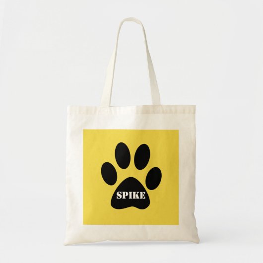 Pet Canvas tas op maat (Voorkant)