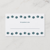 Pet Care Afsprakenkaartje (Achterkant)