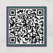 Pet Care Boerderij Style Professional Vierkante Visitekaartje (Achterkant)