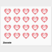 Pet Care Cute Paw Pet Sitting Pet Sitter Hart Sticker (Vel)