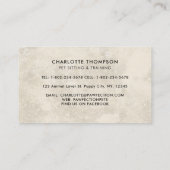 Pet Care Dog Cat Horse Animals Boho Waterverf Visitekaartje (Achterkant)