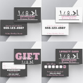 Pet Care Grooming Gift Certificate Visitekaartje