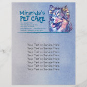 Pet Care Grooming Sitting Schattig Cartoon Dog Flyer (Voorkant)