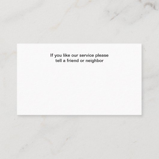 Pet Care Kleurrijke Hond Pion Visitekaartjes (Achterkant)