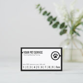 Pet Care Pet Grooming Cute Paw Loyalty (Staand voorkant)