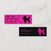 Pet Care Roze Mini Visitekaartje (Voorkant / Achterkant)