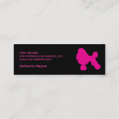 Pet Care Roze Mini Visitekaartje (Achterkant)