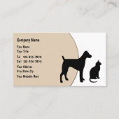 Pet Care Services Modern Design Visitekaartje (Voorkant)