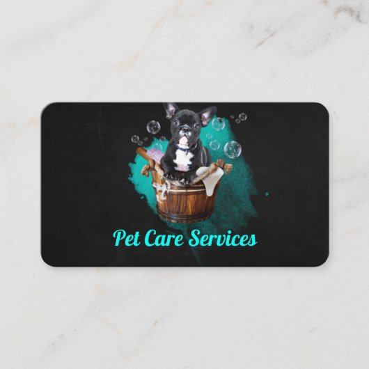 Pet Care Services / Pet Salon Visitekaartje (Voorkant)