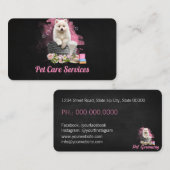 Pet Care Services / Pet Salon Visitekaartje (Voorkant / Achterkant)
