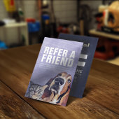 Pet Care Sitting Bathing Grooming Salon Food Shop Aanbevelingskaartje