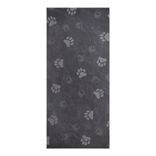 Pet Care Sitting Grooming Beauty Salon-prijslijst Reclamekaart (Achterkant)