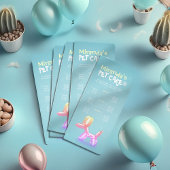 Pet Care Sitting Grooming Beauty Salon-prijslijst Reclamekaart