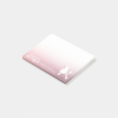 Pet Care Sitting Schattige tekenfilm Illustratie Post-it® Notes (Schuin)