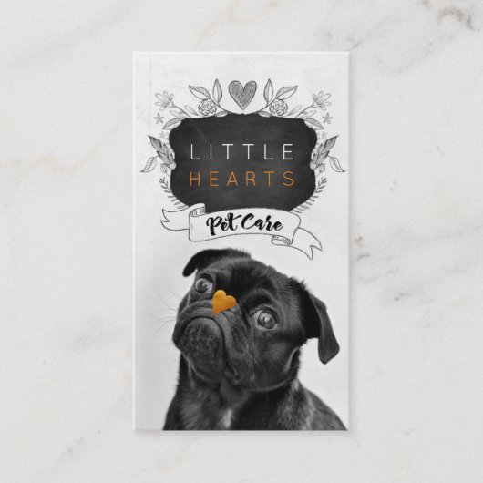 Pet Care/Sitting Services/Pet Shop Visitekaartje (Voorkant)