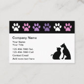 Pet Care Trendy Visitekaartjes beschikbaar (Voorkant)