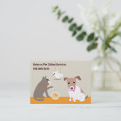 Pet Care Visitekaartje (Staand voorkant)