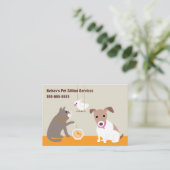 Pet Care Visitekaartje (Staand voorkant)