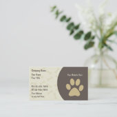 Pet Care Visitekaartjes Nieuw (Staand voorkant)