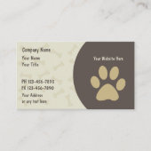 Pet Care Visitekaartjes Nieuw (Voorkant)