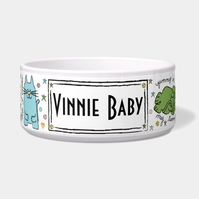 Pet CAT Bowl Groot Voerbakje (Voorkant)