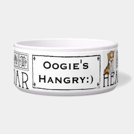 Pet CAT Bowl Large "I AM CAT Hear me ROAR" Voerbakje