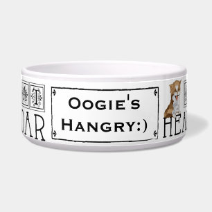 Pet CAT Bowl Large "I AM CAT Hear me ROAR" Voerbakje